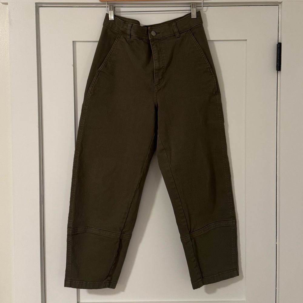 Everlane Utility Barrel Pant in Kalamata